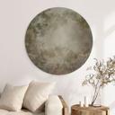 Wanddecoratie bos met zicht in de boomtoppen - Ms Tiff - Alu-Dibond Rond