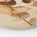 Cuadro de madera 1X Estudio - Eucalipto dorado - Redondo