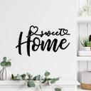 Sticker mural citation Home & Love (3 parties)