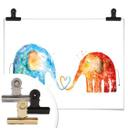 Póster Hagenmeyer - Amor de elefante
