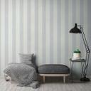 Papel pintado a rayas gris blanco - Papel pintado no tejido A.S. Création