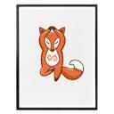 Affiche - Yoga-renard 04