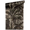 Versace fleecetapet Giungla palme brun, sort