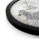 Poster jungle dieren op Afmeting - Ms Tiff - Rond