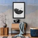 abstrakt tapet blågrå - non-woven tapet kunst Livingwalls - mat og glat