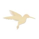 Konst i poppelträ - Kolibri