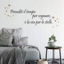 Wallsticker - Prenditi il tempo per sognare (2-farvet)