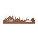 Wood art chapa de caoba - Skyline Estambul