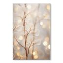 Akrylbillede Filigran blade beige - Treechild