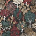 Architects Paper Floral Impression - Papier peint intissé jungle, noir