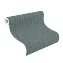 Rasch Kalahari Papier peint intissé uni turquoise 