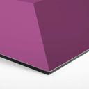 3D Hexagon Alu-Dibond - Magenta