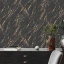 Marmor metallic tapet sort guld - tapet til soveværelset