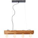 Pendelleuchte Daniel, braun, 150 x 75 cm, Holz Pendelleuchte