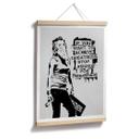 Póster Banksy - Alcanzar la grandeza