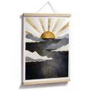 Póster SpaceFrog Designs - Amanecer Dorado