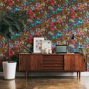 Architects Paper Floral Impression - Papier peint intissé jungle, rouge