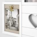 MDF Bilderrahmen Collage mit Herz - 55x60 cm