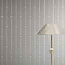 Versace Papier peint intissé I Love Baroque rayures gris médusa argent luxueux