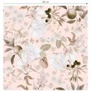 Tapet med boho-mønster og blomster og frugt - UN Designs