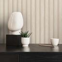 Papel pintado no tejido paneles de madera Papel pintado 3D aspecto madera paneles de pared beige moderno