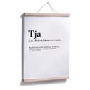 Plakat - Typografi - Tja