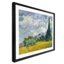 Póster van Gogh - Campo de trigo con cipreses