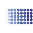 Muursticker set stippen - Ombrea Blauw 50 stickers