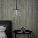 Grafisk tapet, non-woven vægbeklædning Novamur Kylie antracit, bronze