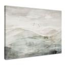 Canvas schilderij Nevelig berglandschap aquarel - Ms Tiff