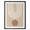 Plakat Abstrakt geometri i balance - Ristova