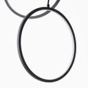 Pendelleuchte Elea, schwarz, 150 x 44,9 cm, Metall Lampe