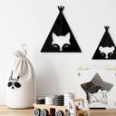 Decoración acrílica tipi - zorro