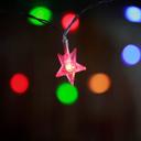 LED Lichterkette Sterne mehrfarbig