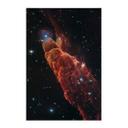 Póster de tela Telescopio James Webb - Torbellino cósmico Herbig Haro 49/50