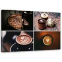 Canvasbillede, Kaffe og slik