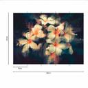 Floral PaintedBouquet tapet i blå gul - non-woven tapet Designwalls 2 - 2,55 x 3,5 m