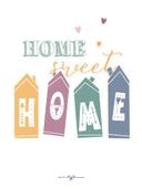 Poster à personnaliser Home sweet home