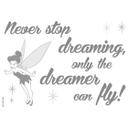Wallsticker Never Stop Dreaming
