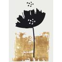 Livingwalls papier peint photo ARTist Black Poppy