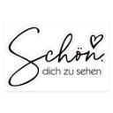 Spiegelsticker, Dekorativer Sticker Schön, dich zu sehen 