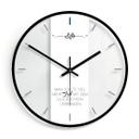 Wanduhr aus Glas - Man sollte viel mehr Zeit mit dem Glücklichsein verbringen 02 - Ø30 cm