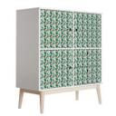 Vinilo adhesivo muebles Kvilis - Loros en la jungla 02