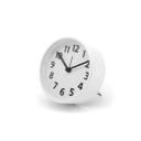 Wecker Weiß minimalistisch - Rund Ø11 cm