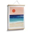 Póster chica surfista al atardecer - Rivers