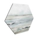 Hexagon Dibond Bølger ved Sandy Bay - Hobday