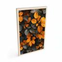 Cuadro de madera Hojas luminosas en otoño - Jaszke