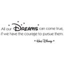Sticker mural - All our dreams + étoiles fluorescentes