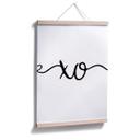 Póster XO (Abrazo y beso)