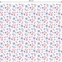 Tapet med mønster - akvarelblomster 01 - blå